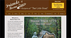 Desktop Screenshot of boonetrace1775.com